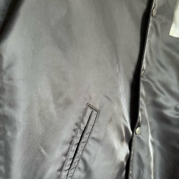 Reigning Champ Victory Bomber Varsity Stadium Jacket Snap Button Black L - Picture 7 of 10